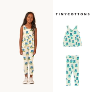  西班牙 Tinycottons 23ss 女童时尚洋气花朵清凉背心 打底裤