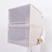 衣物收纳箱抽屉式塑料家用衣服透明衣柜收纳盒衣物储物柜子整理箱