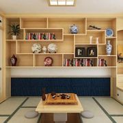 武汉日式实木榻榻米和室地台床衣柜定制书房茶室整体品