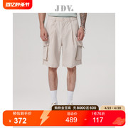 JDV男装夏季商场同款浅咖色五分裤工装风短裤休闲裤SPP3046