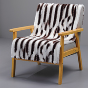 毛绒单人沙发垫盖布冬季座垫沙发椅垫套罩防滑椅子坐垫四季通用