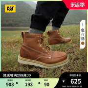 CAT卡特春夏男士复古单鞋户外休闲工装靴潮流短筒靴