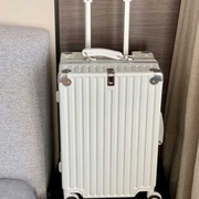 金登仕(金登仕)复古行李箱，铝框pc拉杆箱女24寸26旅行箱男20寸密码登机箱子
