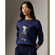 COLLECTION女装 24年春宽松版板球Polo Bear针织衫RL93310