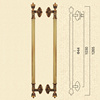 拉手欧式别墅入户门大门双开门把手纯铜对开门实木门拉手