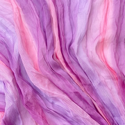布艺岛紫色竖纹渐变褶皱，微光泽雪纺条纹，面料连衣裙汉服衬衫布料