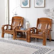 老式红木纯实木沙发组合客厅，全实木适合农村，用的凉椅三人位春秋椅