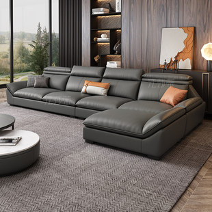 法莎蒂科技布沙发(布沙发，)北欧现代客厅大小户型，创意贵妃转角组合乳胶沙发