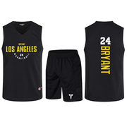 科比球衣24号篮球服套装定制学生比赛训练服无袖运动背心个性印字