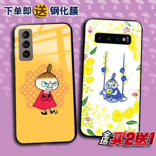 ins亚美姆明小肥肥适用三星S23 22ultra note10pro任意机型S21 20FE note20定制S9plus s8+手机壳S10+