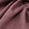限量紫红色混色双面，顺毛羊毛毛呢毛料布料大衣，外套设计师面料