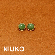 NIUKO 复古祖母绿色精致衬衫纽扣子针织服装小钮扣高档毛衣辅料扣
