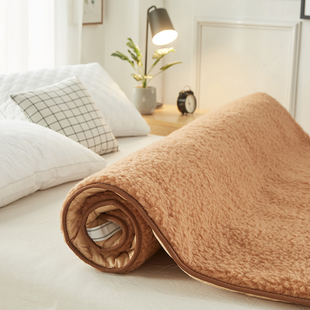 罗兰家纺纯羊毛床垫褥冬季加厚保暖床褥子1.8米垫被单双人1.5m床