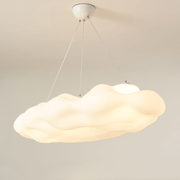 北欧简约卧室吊灯创意个性，客厅装饰灯后现代餐厅，过道服装店白云朵(白云朵)