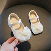 女童公主小皮鞋宝宝学步鞋子1一2岁春季婴儿童软底防滑单鞋小童鞋