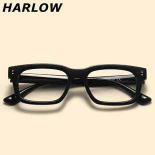 高度近视眼镜框男女小框宽边黑色粗框可配1000度以上TR90眼镜架潮