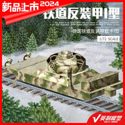 √ 英利 小号手拼装模型 1/72 德国 铁道反装甲载卡 I型 82954