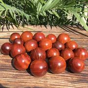 红木手球缅甸花梨木大果紫檀 实木 老人强身健体创意收藏