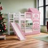 滑梯床全实木上下床双层多功能组合儿童床高低床两层上下铺子母床