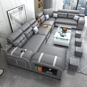 2023大小户型科技布布艺(布布艺)沙发，组合多功能客厅沙发简约现代家具