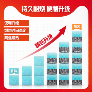 酒精块固体燃料引火神器点碳点火酒精球燃料块无烟宿舍助燃干酒精