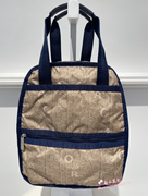 lesportsac3657-f979双肩书包，背包女包海军蓝字母