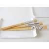 日本制进口可爱日式水玉花条纹，三款天然木制尖头筷子环保