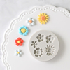 小花朵烘焙系列干佩斯硅胶模具向日葵小雏菊装饰DIY花型翻糖工具