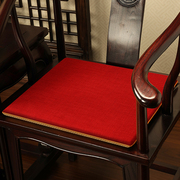 中式坐垫椅子垫靠垫，红木沙发垫棉麻海绵餐椅垫，太师椅茶椅座垫定制