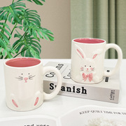 跨境复活节卡通兔子小鸡马克杯创意早餐牛奶杯咖啡杯茶水杯子情侣