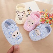 宝宝单鞋夏男女(夏男女)宝宝鞋，防滑软底学步鞋布鞋0-1岁婴儿鞋子单鞋秋