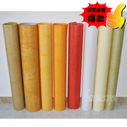 仿羊皮纸灯膜PVC透光中式黄色雕花镂空贴纸阻燃防火灯罩材料