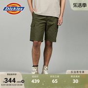 Dickies24春夏 工装两侧翻盖大口袋休闲短裤 男款下装