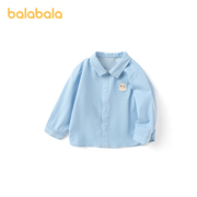 巴拉巴拉婴儿衬衫宝宝上衣薄款男童，衬衣儿童衣服简约有型时尚洋气