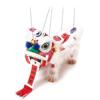 醒狮提线木偶送小孩儿童节中国风复古民俗民间传统手工舞狮子玩具