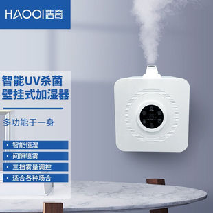 HAOQI浩奇加湿器壁挂式家用静音客厅办公室空气加湿HQ-JS916白色