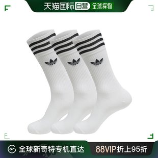 韩国直邮Adidas 运动袜 Adidas 单色 水手袜 运动 袜子 长木 3