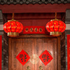 全铜中式大红灯笼吊灯新年春节乔迁喜事庆典阳台门口户外防水灯具