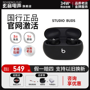 beatsstudiobuds真无线蓝牙，耳机主动降噪入耳式耳麦运动耳塞b