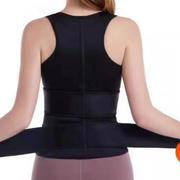 保暖护腰背心束身收腹保护腰椎，改善托胸美体拉链居家瑜伽马甲高弹