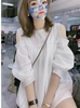 露肩蕾丝衬衫女短袖2024年夏季韩版宽松洋气显瘦白色镂空上衣