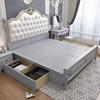 欧式实木床1.8米现代简约主卧1.5m轻奢美式双人床储物婚床软包床