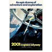 2001太空漫游 科幻电影复古海报 装饰画 客厅卧室背景墙 挂画壁画