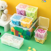 儿童乐高积木颗粒分类整理箱零件透明收纳盒塑料盒，螺丝零件储物盒