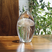 水晶球琉洋发光水母摆件景工艺品海璃动物鱼缸造手V生日礼物送女