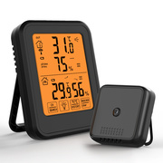电子无线传输室内外温湿度计防水智能触屏磁吸背光温度记录仪