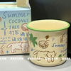 隔壁杂货铺原创椰树猫搪瓷杯大容量早餐杯，咖啡杯创意礼物喝水杯子
