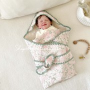 初生婴儿抱被产房包单新生儿包被春秋纯棉纱布夏季薄款宝宝包裹被