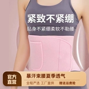 暴汗束腰带健身腰带护腰深蹲运动收腹带束缚带收肚子塑身女夏透气