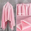 粉红色高档双面醋酸缎面料 丝滑光泽礼服吊带裙衬衫设计师布料